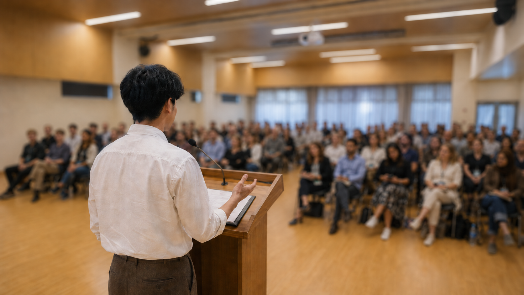 Tutoring workshop in a lecture hall
